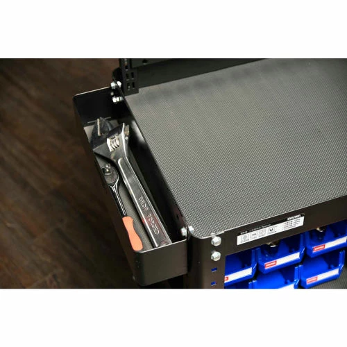 Shuter® Steel Utility Cart, w/3 Higher Drawers, 800 lb. Cap, 34-3/8"L x 19-2/3"W x 34-2/3"H 2 Shuter® Steel Utility Cart, w/3 Higher Drawers, 800 lb. Cap, 34-3/8"L x 19-2/3"W x 34-2/3"H - Image 2