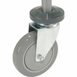 Nexel® Utility Cart w/2 Shelves & Poly Casters, 1200 lb. Capacity, 36"L x 21"W x 39"H, Silver -Utility Carts Elegant store 168207 10 11