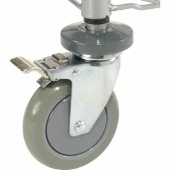 Nexel® Utility Cart w/3 Shelves & Poly Brake Casters, 1200 lb. Cap, 48"L x 24"W x 39"H -Utility Carts Elegant store 168210B 11 11