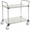 Nexel® Stainless Steel Utility Cart w/2 Shelves, 800 lb. Capacity, 36"L x 18"W x 38"H