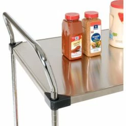 Nexel® Stainless Steel Utility Cart w/2 Shelves, 800 lb. Capacity, 36"L x 18"W x 38"H -Utility Carts Elegant store 184286 09