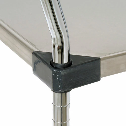 Nexel® Stainless Steel Utility Cart w/2 Shelves, 800 lb. Capacity, 48"L x 24"W x 38"H 11 Nexel® Stainless Steel Utility Cart w/2 Shelves, 800 lb. Capacity, 48"L x 24"W x 38"H - Image 11