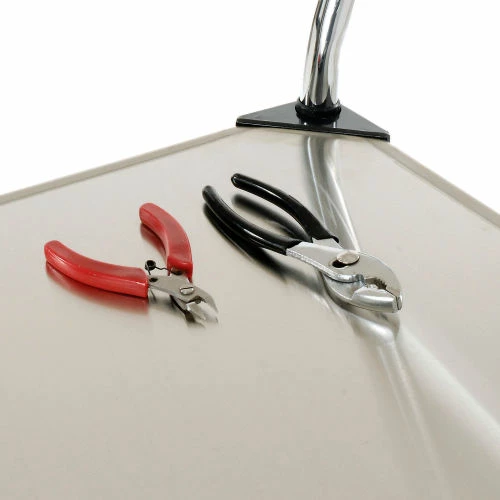 Nexel® Stainless Steel Utility Cart w/2 Shelves, 800 lb. Capacity, 48"L x 24"W x 38"H 12 Nexel® Stainless Steel Utility Cart w/2 Shelves, 800 lb. Capacity, 48"L x 24"W x 38"H - Image 12