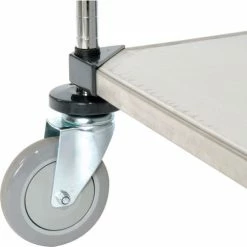 Nexel® Stainless Steel Utility Cart w/2 Shelves, 800 lb. Capacity, 36"L x 24"W x 38"H -Utility Carts Elegant store 184286 12 1