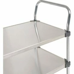 Nexel® Stainless Steel Utility Cart w/3 Shelves, 800 lb. Capacity, 48"L x 24"W x 38"H 23 Nexel® Stainless Steel Utility Cart w/3 Shelves, 800 lb. Capacity, 48"L x 24"W x 38"H -Utility Carts Elegant store 184288 06 2