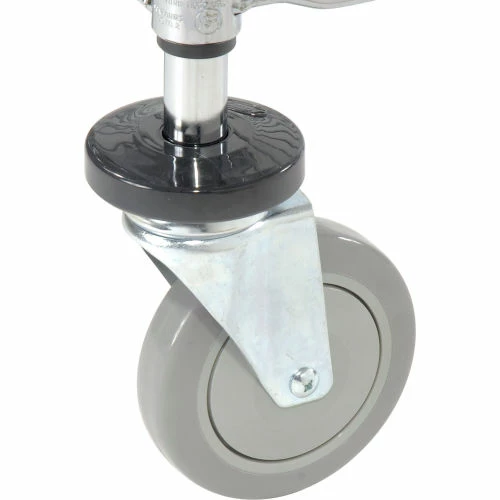 Nexel® Chrome Utility Cart w/2 Shelves & Poly Casters, 1200 lb. Capacity, 42"L x 18"W x 39"H 15 Nexel® Chrome Utility Cart w/2 Shelves & Poly Casters, 1200 lb. Capacity, 42"L x 18"W x 39"H - Image 15