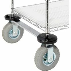 Nexel® Utility Cart w/3 Shelves & Pneumatic Casters, 1200 lb. Cap, 42"L x 21"W x 42"H -Utility Carts Elegant store 188786 06 16