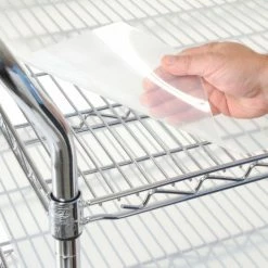 Nexel® Chrome Wire Shelf Instrument Cart w/3 Shelves, 1200 Ib. Capacity, 60"L x 24"W x 44"H -Utility Carts Elegant store 188790 05