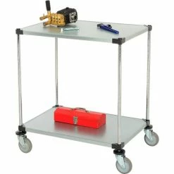 Nexel® Adjustable Shelf Cart w/2 Shelves, 800 Ib. Capacity, 36"L x 24"W x 40"H -Utility Carts Elegant store 188883 05