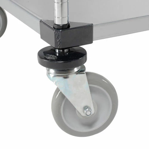 Nexel® Adjustable Shelf Cart w/2 Shelves, 800 Ib. Capacity, 60"L x 24"W x 40"H 4 Nexel® Adjustable Shelf Cart w/2 Shelves, 800 Ib. Capacity, 60"L x 24"W x 40"H - Image 4