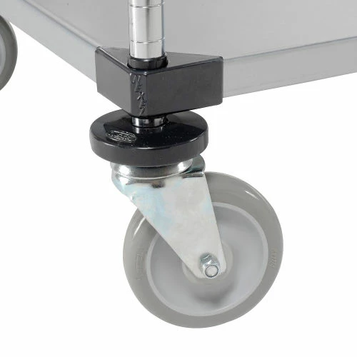 Nexel® Adjustable Shelf Cart w/3 Shelves, 800 Ib. Capacity, 48"L x 24"W x 40"H 4 Nexel® Adjustable Shelf Cart w/3 Shelves, 800 Ib. Capacity, 48"L x 24"W x 40"H - Image 4