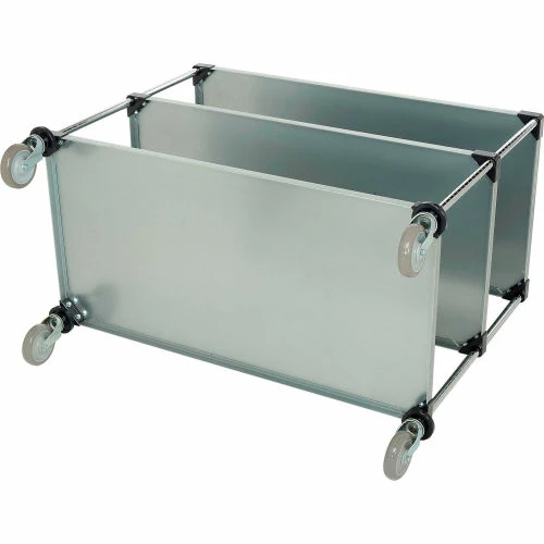 Nexel® Adjustable Shelf Cart w/3 Shelves, 800 Ib. Capacity, 48"L x 24"W x 40"H 7 Nexel® Adjustable Shelf Cart w/3 Shelves, 800 Ib. Capacity, 48"L x 24"W x 40"H - Image 7