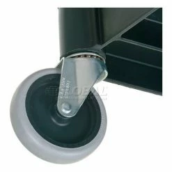 Rubbermaid® Plastic Instrument Cart, 200 lb. Capacity, 33-5/8"L x 18-5/8"W x 37-3/4"H, Black -Utility Carts Elegant store 241297 32