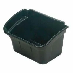 Rubbermaid® Utility Bin, 4 Gallon Capacity, 12-1/8"L x 10-1/2"W x 17"H, Black