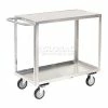 Jamco Stainless Steel Stock Cart w/2 Flush Shelves, 1200 lb. Capacity, 36"L x 24"W x 35"H