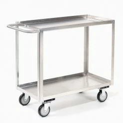 Jamco Steel Stock Cart w/2 Shelves, 1200 lb. Capacity, 36"L x 18"W x 35"H