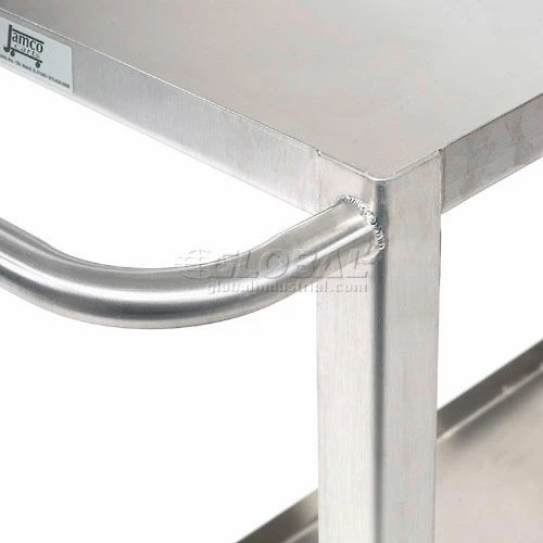 Jamco Stainless Steel Stock Cart w/3 Shelves, 1200 lb. Capacity, 36"L x 24"W x 35"H 6 Jamco Stainless Steel Stock Cart w/3 Shelves, 1200 lb. Capacity, 36"L x 24"W x 35"H - Image 6