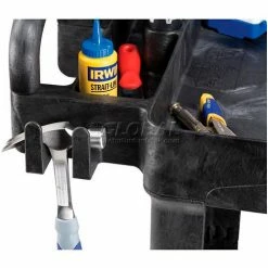 Rubbermaid® Plastic Utility Cart w/2 Shelves, 500 lb. Capacity, 44"L x 25"W x 36"H, Black -Utility Carts Elegant store 241561 06