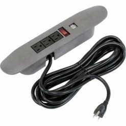 Global Industrial Power Strip for Plastic Carts w/3 Outlets, 14"L x 2"W x 2"H, Black 12 Global Industrial Power Strip for Plastic Carts w/3 Outlets, 14"L x 2"W x 2"H, Black -Utility Carts Elegant store 241566 02