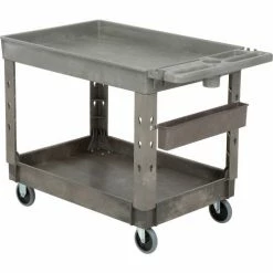 Global Industrial Utility Bin w/Railing Mount Kit, 21"L x 2-1/2"W x 4"H, Gray 14 Global Industrial Utility Bin w/Railing Mount Kit, 21"L x 2-1/2"W x 4"H, Gray -Utility Carts Elegant store 241581 04