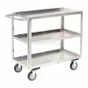 Jamco Stainless Steel Stock Cart w/3 Shelves, 1200 lb. Capacity, 48"L x 24"W x 35"H