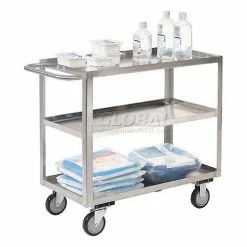 Jamco Stainless Steel Stock Cart w/3 Shelves, 1200 lb. Capacity, 36"L x 24"W x 35"H 16 Jamco Stainless Steel Stock Cart w/3 Shelves, 1200 lb. Capacity, 36"L x 24"W x 35"H -Utility Carts Elegant store 241598 11 2