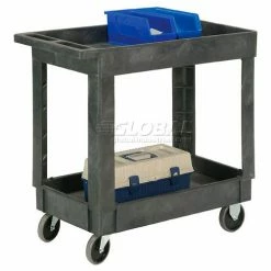 Global Industrial™ Utility Cart w/2 Shelves & 5" Casters, 500 lb. Cap, 34"L x 17-1/2"W x 33"H -Utility Carts Elegant store 241749 14