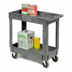 Global Industrial™ Utility Cart w/2 Shelves & 5" Casters, 500 lb. Cap, 34"L x 17-1/2"W x 33"H -Utility Carts Elegant store 241749 17