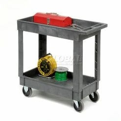 Global Industrial™ Utility Cart w/2 Shelves & 5" Casters, 500 lb. Cap, 34"L x 17-1/2"W x 33"H -Utility Carts Elegant store 241749 18