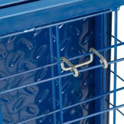 Global Industrial Fold-A-Way Stock Cart w/2 Shelves, 750 lb. Cap, 38"L x 28"W x 39"H, Blue -Utility Carts Elegant store 242026 11