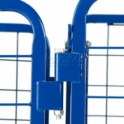 Global Industrial Fold-A-Way Stock Cart w/2 Shelves, 750 lb. Cap, 38"L x 28"W x 39"H, Blue -Utility Carts Elegant store 242026 12