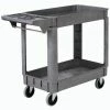 Global Industrial™ Utility Cart w/2 Shelves & 5" Casters, 500 lb. Capacity, 40"L x 17"W x 33"H