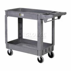 Global Industrial™ Utility Cart w/2 Shelves & 5" Casters, 500 lb. Capacity, 40"L x 17"W x 33"H -Utility Carts Elegant store 242080 01
