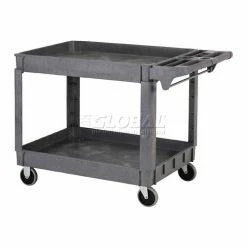 Global Industrial™ Utility Cart w/2 Shelves & 5" Casters, 500 lb. Capacity, 46"L x 25"W x 33"H -Utility Carts Elegant store 242081 01