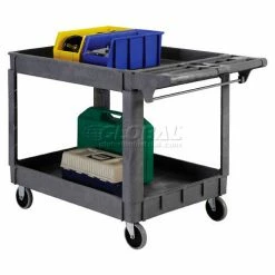 Global Industrial™ Utility Cart w/2 Shelves & 5" Casters, 500 lb. Capacity, 46"L x 25"W x 33"H -Utility Carts Elegant store 242081 03