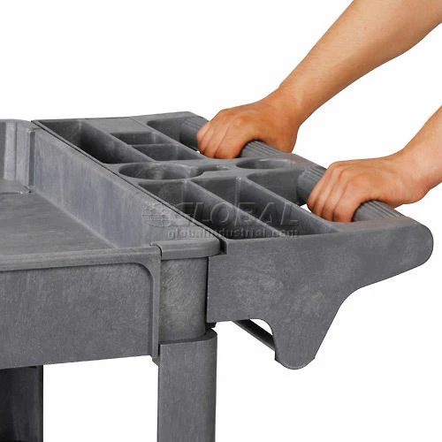 Global Industrial Utility Cart w/3 Shelves & 6" Casters, 500 lb. Capacity, 46"L x 25"W x 35"H 20 Global Industrial Utility Cart w/3 Shelves & 6" Casters, 500 lb. Capacity, 46"L x 25"W x 35"H - Image 20