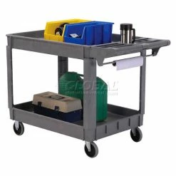 Global Industrial™ Utility Cart w/2 Shelves & 5" Casters, 500 lb. Capacity, 46"L x 25"W x 33"H -Utility Carts Elegant store 242081 20