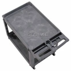 Global Industrial™ Utility Cart w/2 Shelves & 5" Casters, 500 lb. Capacity, 46"L x 25"W x 33"H -Utility Carts Elegant store 242081 23