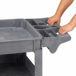 Global Industrial Utility Cart w/3 Shelves & 5" Casters, 500 lb. Capacity, 40"L x 17"W x 33"H 30 Global Industrial Utility Cart w/3 Shelves & 5" Casters, 500 lb. Capacity, 40"L x 17"W x 33"H -Utility Carts Elegant store 242083 02