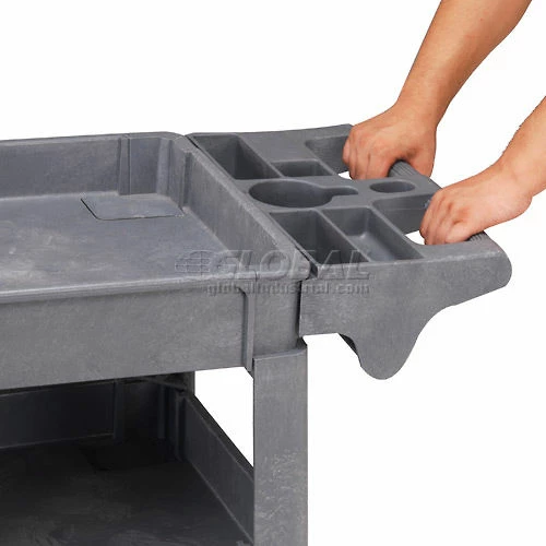 Global Industrial Utility Cart w/3 Shelves & 6" Casters, 500 lb. Capacity, 40"L x 17"W x 35"H 22 Global Industrial Utility Cart w/3 Shelves & 6" Casters, 500 lb. Capacity, 40"L x 17"W x 35"H - Image 22
