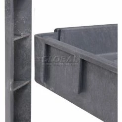 Global Industrial Utility Cart w/3 Shelves & 6" Casters, 500 lb. Capacity, 40"L x 17"W x 35"H 60 Global Industrial Utility Cart w/3 Shelves & 6" Casters, 500 lb. Capacity, 40"L x 17"W x 35"H -Utility Carts Elegant store 242084 02