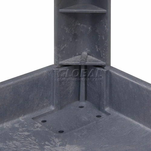 Global Industrial Utility Cart w/3 Shelves & 6" Casters, 500 lb. Capacity, 40"L x 17"W x 35"H 28 Global Industrial Utility Cart w/3 Shelves & 6" Casters, 500 lb. Capacity, 40"L x 17"W x 35"H - Image 28