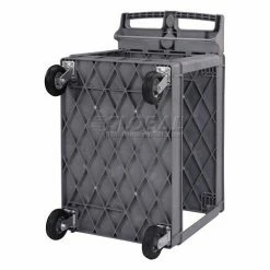 Global Industrial Utility Cart w/2 Shelves & 6" Casters, 500 lb. Capacity, 46"L x 25"W x 35"H -Utility Carts Elegant store 242085 01