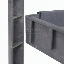 Global Industrial Utility Cart w/3 Shelves & 5" Casters, 500 lb. Capacity, 46"L x 25"W x 33"H 52 Global Industrial Utility Cart w/3 Shelves & 5" Casters, 500 lb. Capacity, 46"L x 25"W x 33"H -Utility Carts Elegant store 242086 05