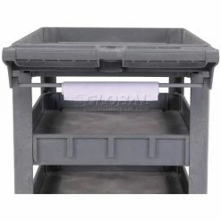 Global Industrial Utility Cart w/3 Shelves & 6" Casters, 500 lb. Capacity, 46"L x 25"W x 35"H 55 Global Industrial Utility Cart w/3 Shelves & 6" Casters, 500 lb. Capacity, 46"L x 25"W x 35"H -Utility Carts Elegant store 242087 07