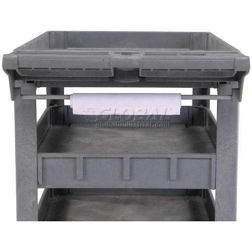 Global Industrial Utility Cart w/3 Shelves & 6" Casters, 500 lb. Capacity, 46"L x 25"W x 35"H 19 Global Industrial Utility Cart w/3 Shelves & 6" Casters, 500 lb. Capacity, 46"L x 25"W x 35"H - Image 19