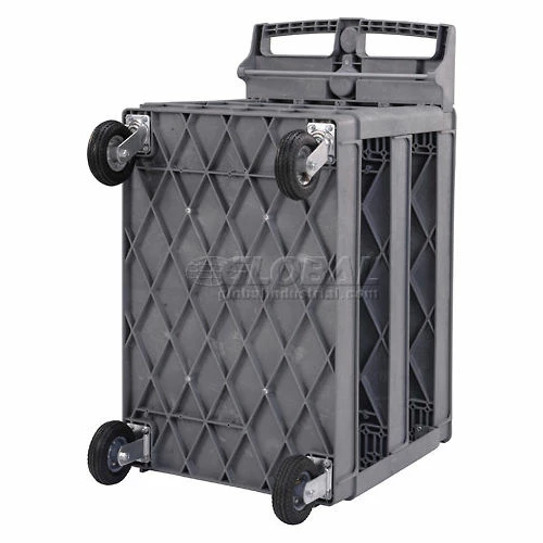Global Industrial Utility Cart w/3 Shelves & 6" Casters, 500 lb. Capacity, 46"L x 25"W x 35"H 7 Global Industrial Utility Cart w/3 Shelves & 6" Casters, 500 lb. Capacity, 46"L x 25"W x 35"H - Image 7