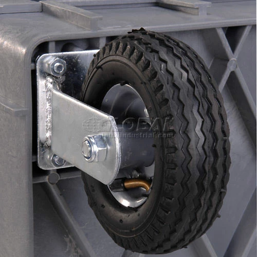 Global Industrial Utility Cart w/3 Shelves & 6" Casters, 500 lb. Capacity, 46"L x 25"W x 35"H 8 Global Industrial Utility Cart w/3 Shelves & 6" Casters, 500 lb. Capacity, 46"L x 25"W x 35"H - Image 8