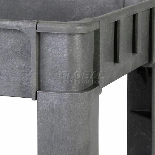 Global Industrial Utility Cart w/3 Shelves & 6" Casters, 500 lb. Capacity, 46"L x 25"W x 35"H 26 Global Industrial Utility Cart w/3 Shelves & 6" Casters, 500 lb. Capacity, 46"L x 25"W x 35"H - Image 26