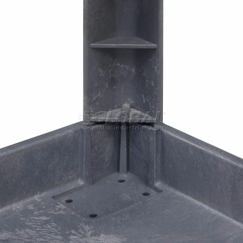 Global Industrial Utility Cart w/3 Shelves & 6" Casters, 500 lb. Capacity, 46"L x 25"W x 35"H 27 Global Industrial Utility Cart w/3 Shelves & 6" Casters, 500 lb. Capacity, 46"L x 25"W x 35"H - Image 27